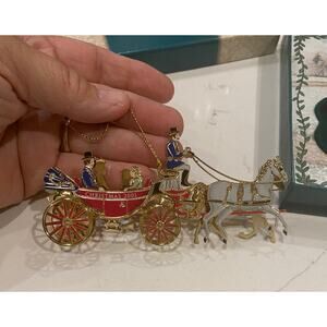 2001 White House Christmas Ornament 24kt. Gold Plate‎ 3-D